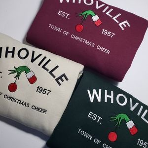 (For Emily) Whoville Embroidered Sweatshirt